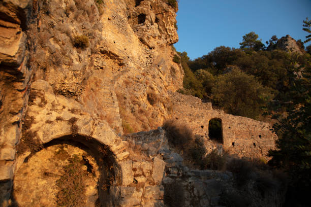 istock Ancient Afkule Monastery, Fethiye 1435319431
