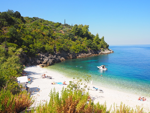 Vaja Bay Beach on Korkula island, Croatia