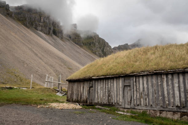istock Viking icelandic town 1435330979
