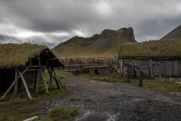 istock Viking icelandic town 1435330981