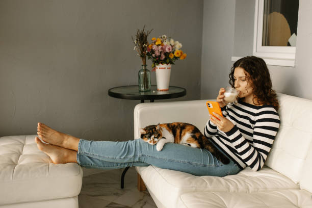istock Young woman is using her  smartphone 1435333714
