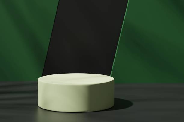 istock Scene with a podium for product presentation, 3d rendering 1435334222