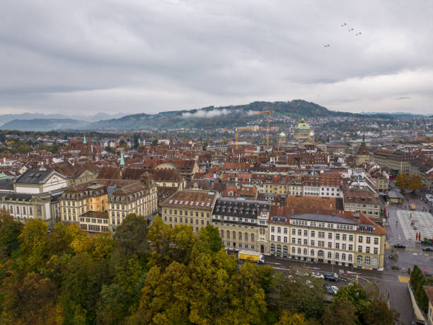 istock Bern, Switzerland Aerial View 1435338583