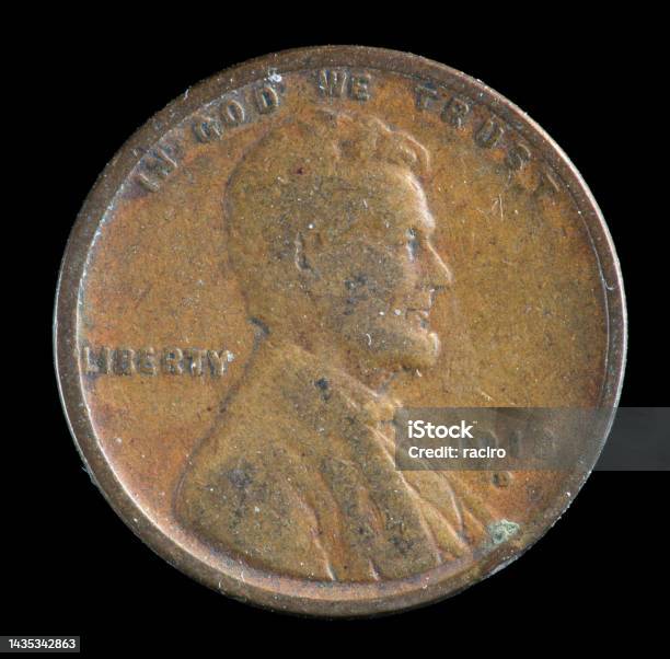 1918 D Us Penny Stock Photo - Download Image Now - 1910-1919, 1918, Abraham Lincoln