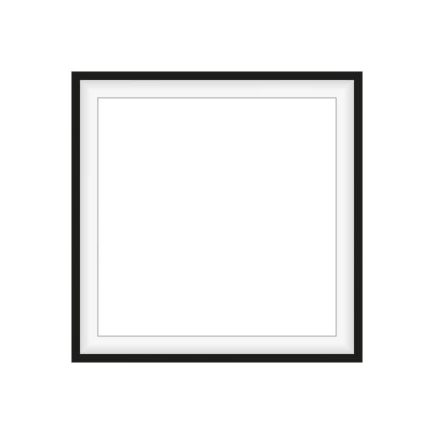 Sowable photo frame on the wall. For home decor or business. White background. Sowable photo frame on the wall. For home decor or business. White background natural pattern photos stock illustrations