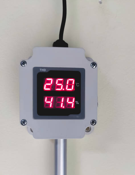 Temperature and humidity sensor detection industry monitor
