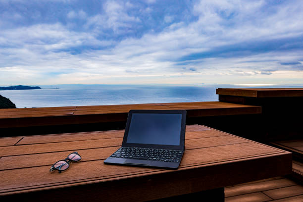 istock remote working at the seaside terrace 1435348482