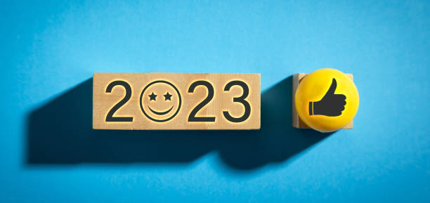 istock 2023 on wooden cube. Action. Plan. Idea. Inspiration 1435365764