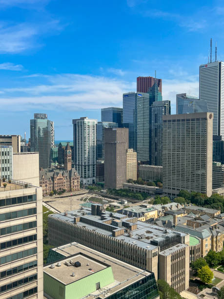 istock Toronto Skyline and University Ave., Ontario, Canada 1435372964
