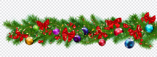 istock Christmas decoration with New Year symbols 1435383225