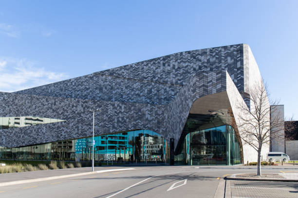 centre des congrès de christchurch - christchurch photos et images de collection