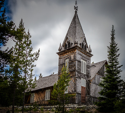 Saint Andrew's is an old church located close to Bennett Lake in the Canadian Yukon Territory