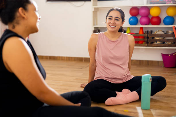 istock Entrepreneur attending her yoga business 1435416541
