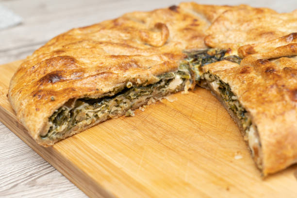 istock Traditional Serbian Pie with Spinach and cheese 1435420715