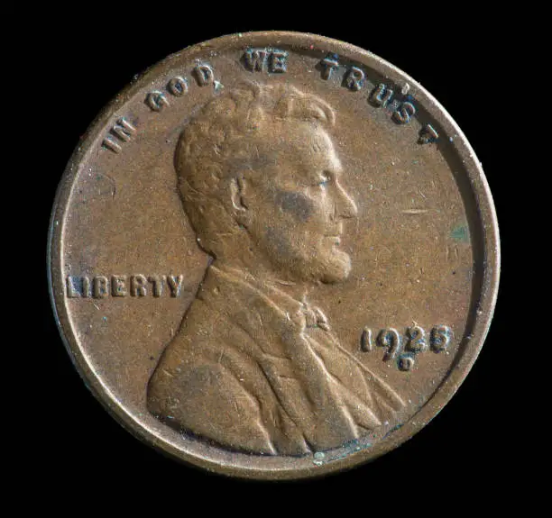 1925 D US Lincoln cent minted in Denver