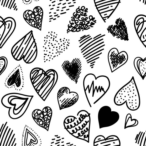 890+ Cool Heart Designs To Draw Illustrations, Royalty-Free Vector ...