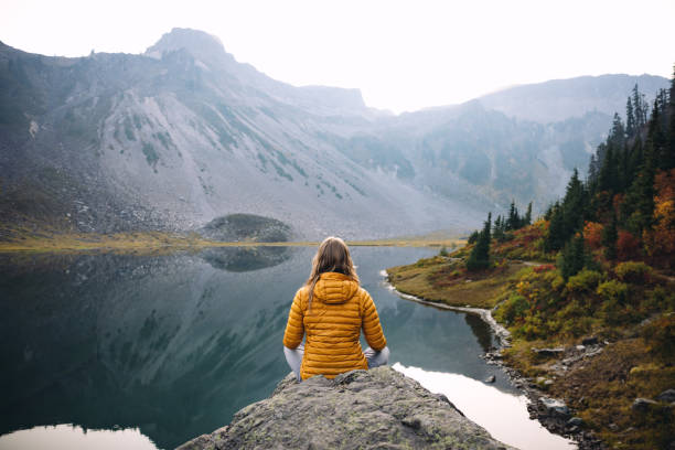 istock Woman Hiking In Washington State Wilderness Area 1435449236