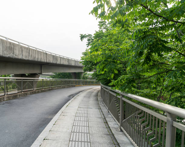 istock Highway and viaduct under the blue clouds 1435449359