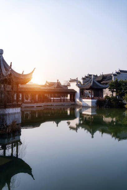 A traditional garden in the Jiangnan style