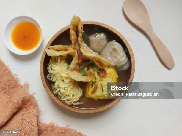 Poor Bakwan On A Bowl Stock Photo - Download Image Now - Asia, Bowl, Cart