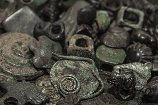 istock Ancient Scythian bronze objects of the Scythians. 1435485784