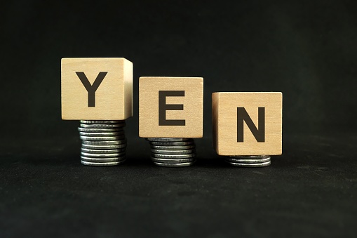 Japanese Yen Weakening Value Depreciation And Devaluation Concept japanese-yen-weakening-value-depreciation-and-devaluation-concept