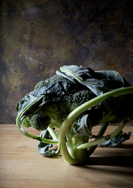 istock still life with a broccoli on wooden background 1435493887