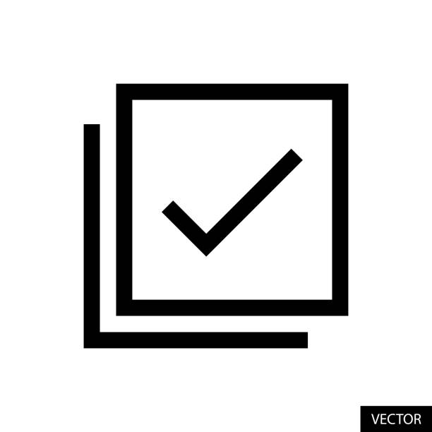 Square Checkbox Vector 1,300+ All Square Stock Photos, Pictures & Royalty-Free Images - iStock
