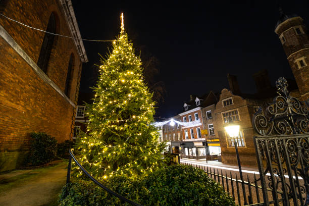 istock Christmas tree in Guildford Surrey England 1435514975