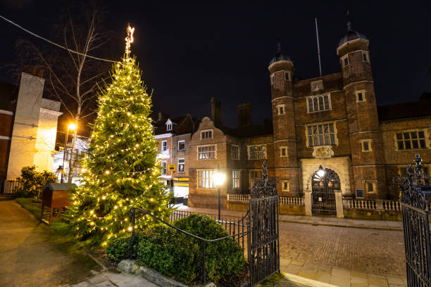 istock Christmas tree in Guildford Surrey England 1435515040
