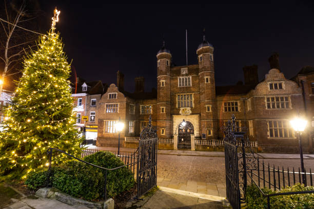 istock Christmas tree in Guildford Surrey England 1435515078