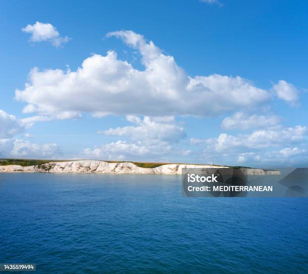 White Cliffs Of Dover Landmark In Kent England United Kingdom Stock Photo - Download Image Now