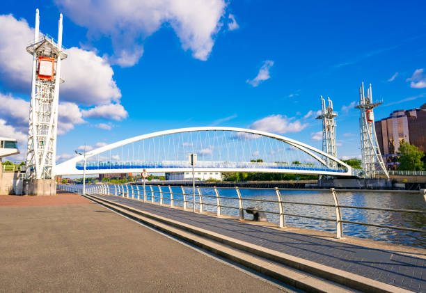Manchester The Salford Quays in England UK