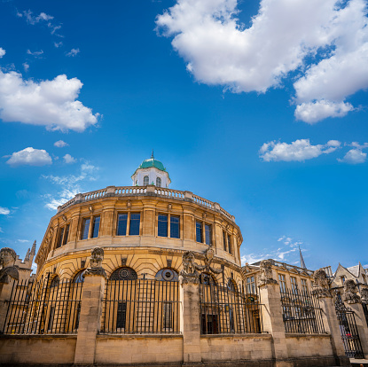 Oxford, The Sheldonian Theatre in University of Oxford, in Oxfordshire England UK