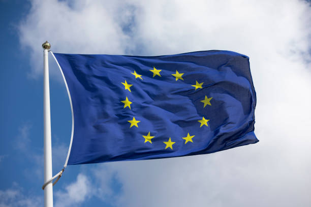 istock European union flag close-up 1435522338