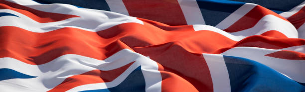 영국 국기 배너 스톡 사진
