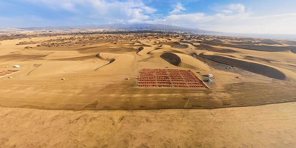 Aerial of Maspalomas and Meloneras, Gran Canaria