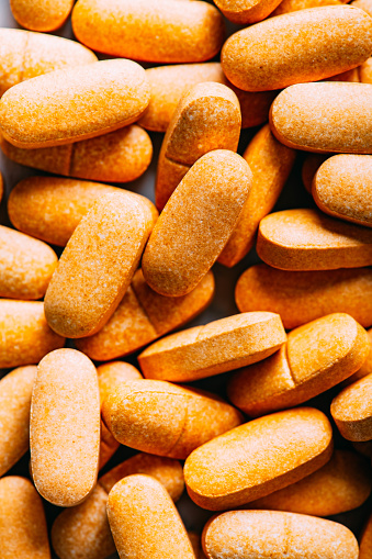 Close-Up Vitamin C Pills