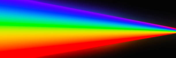 istock Abstract rainbow rays light for background and wallpaper. Colorful light leak overlay for photo filter effect 1435538684