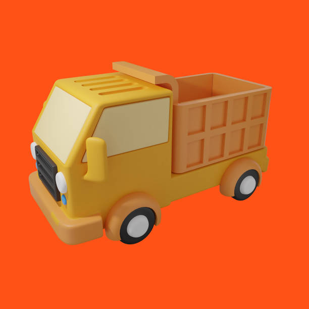 istock 3d Rendering truck, vehicle Illustration 1435540037