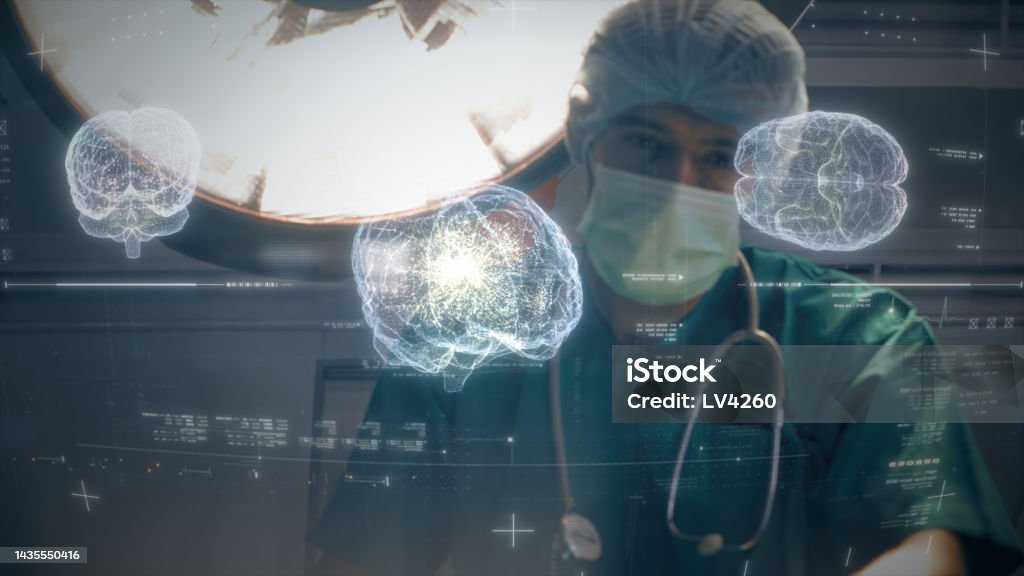 Advance Biomedical Neuron Pathology And Diagnostic Scan Stock Photo Advance Biomedical Neuron Pathology And Diagnostic Scan Stock Photo