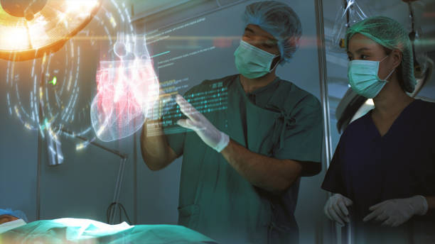 Advance Heart Operation Room Simulation stock photo