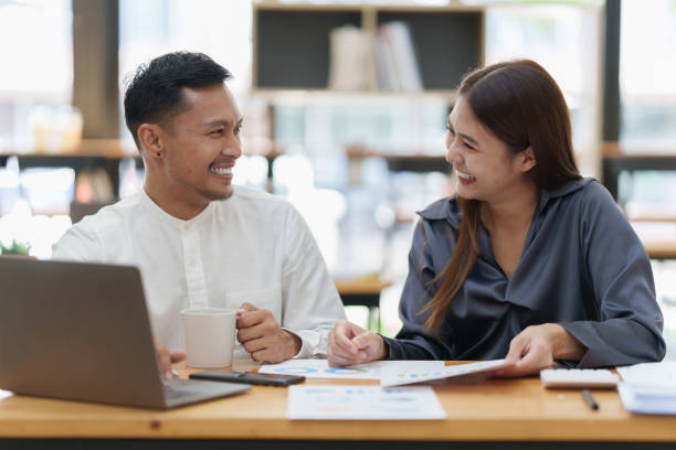 istock Business team hands at working with financial plan, meeting, discussion, brainstorm with tablet on office desk, Meeting concept 1435557681