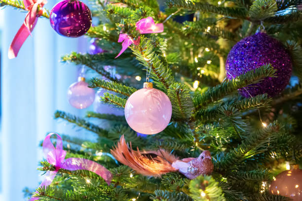 Dekorierten Weihnachtsbaum – Foto