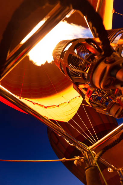 istock Flame in a hot air balloon 1435578472