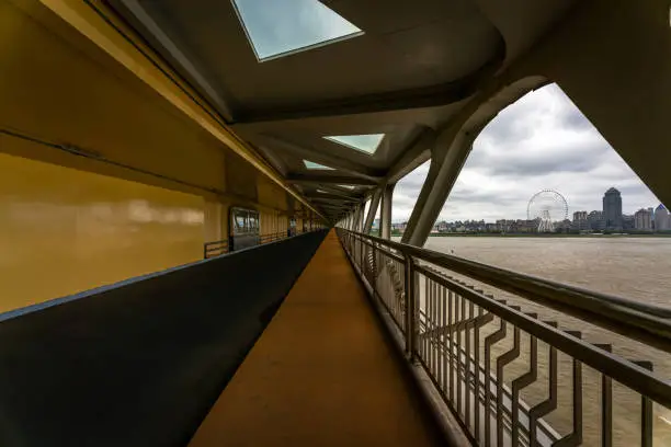 Photo of Bridge, pedestrians and non-motorized vehicle lanes