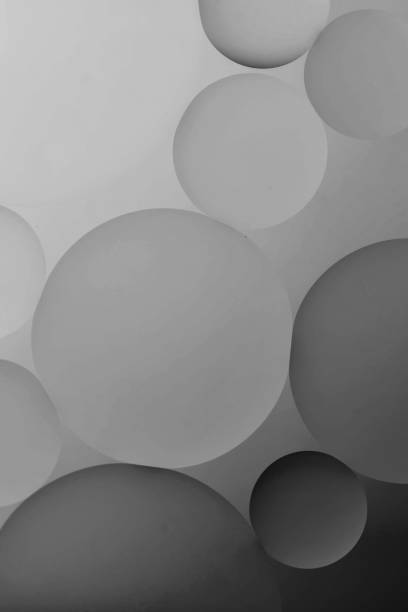 istock Black and white background wallpaper abstract, cover, art, texture 1435589050