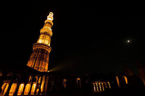 The Qutb Minar, also spelled Qutub Minar and Qutab Minar, is a minaret and \