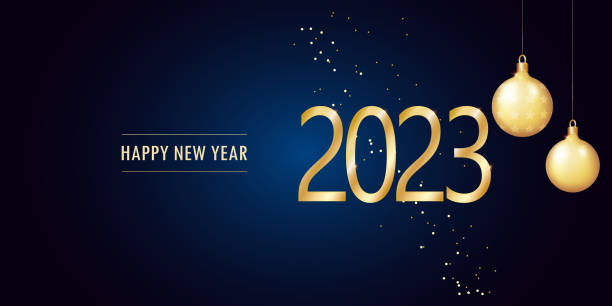 ilustrações de stock, clip art, desenhos animados e ícones de happy new year 2023 - confetti new years day new year christmas