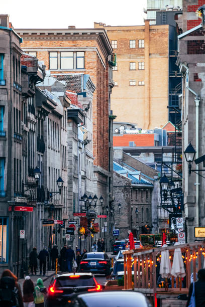 istock Old Montreal evening traffic 1435616179